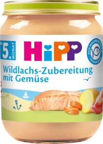 Menü Wildlachs-Zubereitung mit Gemüse ab dem 5.Monat, 125 g