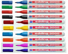 Письменные ручки edding 3000 перманентная маркер Синий 10 шт 6005003