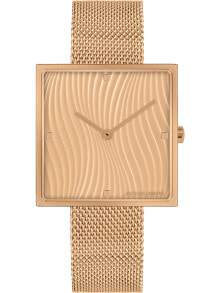 Женские наручные кварцевые часы  Jacques Lemans изготовлен из нержавеющей стали с PVD-покрытием из розового золота,  ударопрочное минеральное стекло Crystex,  браслет миланского плетения.