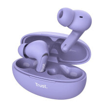 Trust Yavi Гарнитура True Wireless Stereo (TWS) Вкладыши Calls/Music USB Type-C Bluetooth Пурпурный 25297