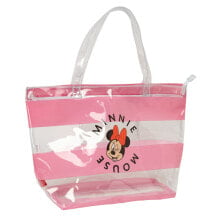Купить женские сумки Minnie Mouse: Сумка женская Minnie Mouse Beach Розовый Прозрачный