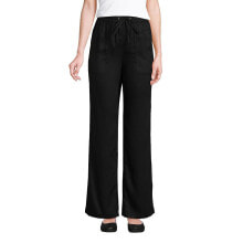 Lands' End women's Tencel High Rise Wide Leg Pants