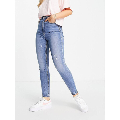 Jeans super high hot sale waist stradivarius