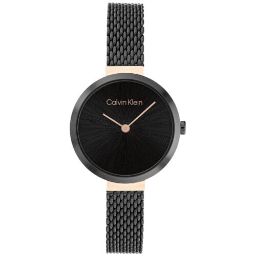 Black Stainless Steel Mesh Bracelet Watch 28mm : Buy Online in the UAE,  Price from 904 EAD & Shipping to Dubai