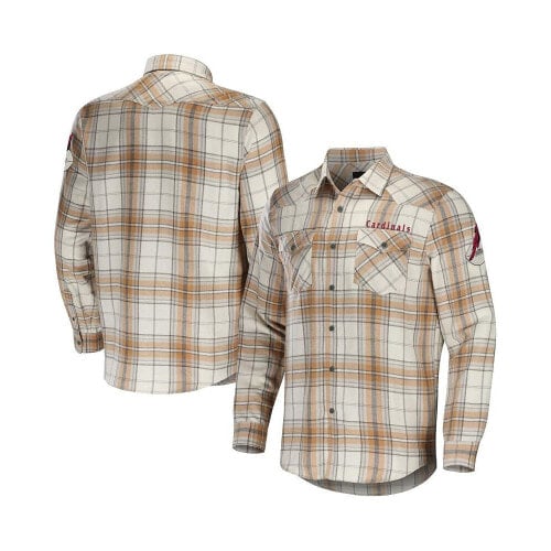 Men's Darius Rucker Collection by Fanatics White San Diego Padres Bowling Button-Up Shirt Size: Small