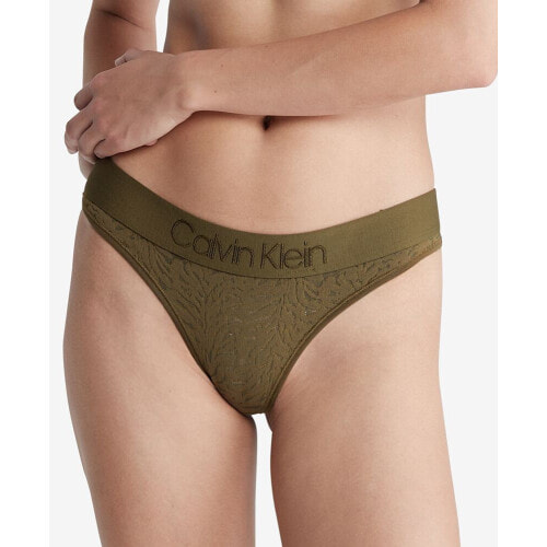Calvin Klein Women's Invisibles Thong Underwear D3428 Beige Size X-Small 