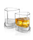 Aqua Vitae Off Base Triangle Whiskey Glasses, Set of 2