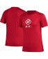 ფოტო #2 პროდუქტის Women's Red New England Revolution AEROREADY Club Icon T-shirt