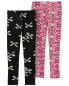 Kid 2-Pack Holiday Leggings 8