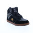 Фото #3 товара DVS Honcho DVF0000333002 Mens Black Suede Skate Inspired Sneakers Shoes