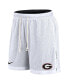 ფოტო #2 პროდუქტის Men's White/Black Georgia Bulldogs Primetime Reversible Performance Shorts