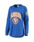 Фото #3 товара Women's Royal Florida Gators Gator Head Edith Long Sleeve T-shirt