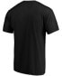Фото #3 товара Men's Black Seattle Kraken Primary Logo Big and Tall T-shirt