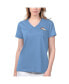 ფოტო #1 პროდუქტის Women's Blue Denver Broncos Game Time V-Neck T-shirt