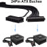 Dual PSU 24 Pin Power Supply Adapter ATX Motherboard Converter Cable ATX Mining 12"