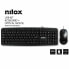 Keyboard and Mouse Nilox NXKME000003 USB Black Spanish Qwerty