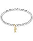 ფოტო #1 პროდუქტის Two-Tone Obre Beaded Charm Bracelet