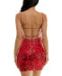 Фото #2 товара Juniors' Sequinned Bodycon Dress