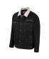 ფოტო #3 პროდუქტის x Wrangler Men's Charcoal West Virginia Mountaineers Western Button-Up Denim Jacket