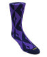 ფოტო #1 პროდუქტის Men's Geometric Design Dress Sock