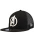 Фото #1 товара Men's Black the Avengers 9FIFTY Snapback Trucker Hat