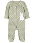 Фото #6 товара Baby Bunny 2-Way Zip Cotton Sleep & Play Pajamas 9M