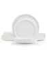 Marion Bone China 12 Piece Dinnerware Set, Service for 4