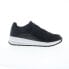 Фото #1 товара Drew Boost 40997-19 Mens Black Wide Canvas Lace Up Lifestyle Sneakers Shoes 10