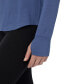 ფოტო #4 პროდუქტის Women's Cottonwear Long-Sleeve Thumbhole Top