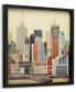 New York Skyline ABC Dimensional Collage Framed Graphic Art Under Glass Wall Art, 25" x 25" x 1.4"