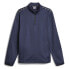 Фото #1 товара Puma Fit Pwrfleece Quarter Zip Jacket Mens Blue Casual Athletic Outerwear 523838