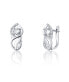 Beautiful silver earrings with zircons SVLE1390XF6BI00