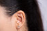 Silver heart earrings AGUP1504S