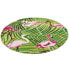 Teppich Faro Tropical Flamingos Rund