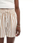 Vila shorts in spice stripe Eierlikörfarbene Streifen, 38 - фото #5