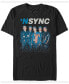 Фото #1 товара N'Sync Men's Pop Star Style Poster Short Sleeve T-Shirt