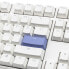 Ducky One 3 Classic Pure White TKL Gaming Tastatur, RGB LED - MX-Speed-Silver (US) - фото #6