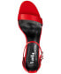 Фото #4 товара Women's Zoe Ankle-Strap Block-Heel Dress Sandals-Extended sizes 9-14