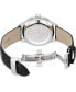 ფოტო #3 პროდუქტის Men's Swiss Automatic Chronograph DS Black Leather Strap Watch 42mm