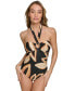 ფოტო #1 პროდუქტის Women's O-Ring One-Piece Bandeau-Neck Swimsuit