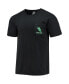 Фото #3 товара Men's Black North Texas Mean Green Circle Campus Scene T-shirt