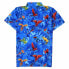 HAPPY BAY Birdie in blue short sleeve shirt