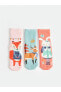 LCW Kids Desenli Kız Çocuk Havlu Soket Çorap 3'lü