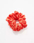 Pieces XL scrunchie in bright red