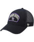 Фото #2 товара Men's Black Colorado Rockies Cledus Mvp Trucker Snapback Hat