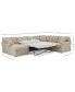 Фото #21 товара Wrenley 138" 5-Pc. Fabric Modular Sleeper Chaise Sectional Sofa, Created for Macy's