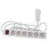 Фото #1 товара REV Ritter REV 0012626115 - 5 m - 6 AC outlet(s) - Indoor - White - 230 V - 3500 W