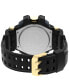 ფოტო #2 პროდუქტის UFC Men's Combat Analog-Digital Black Resin Watch, 53mm