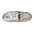 Фото #4 товара Diadora Mi Basket Row Cut Silver Used Lace Up Womens Silver Sneakers Casual Sho