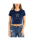 Фото #3 товара Women's Navy Dallas Cowboys Historic Champs T-shirt